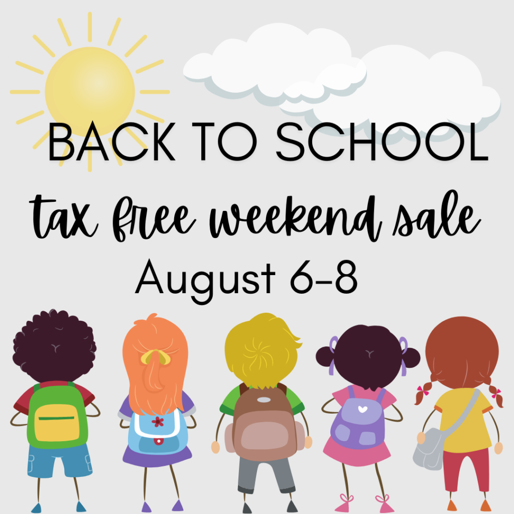 back to school texas tax free weekend sale