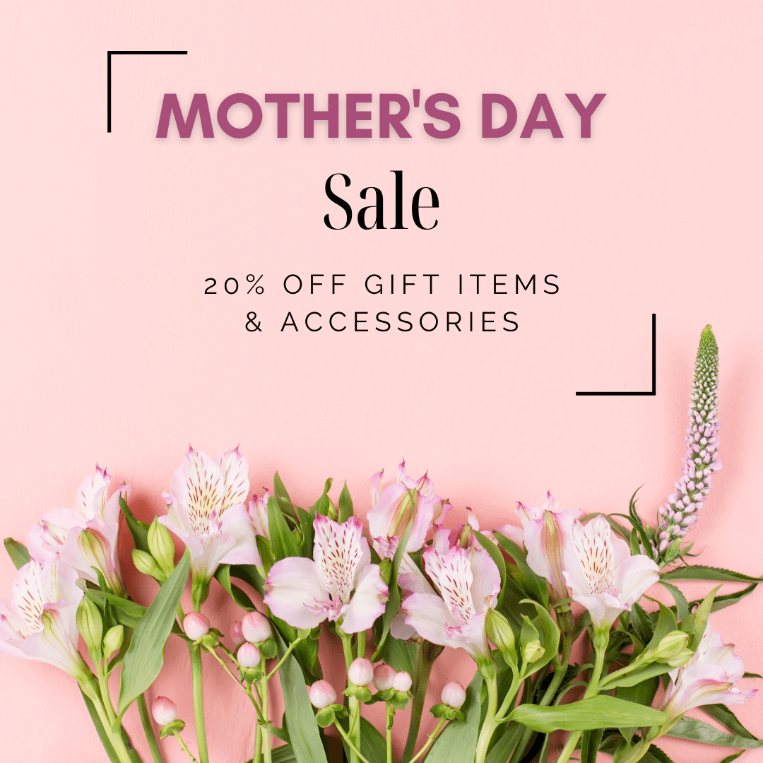 mother's day sale save gift items accessories 20% off