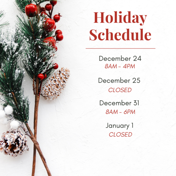holiday hours store christmas new years eve merry