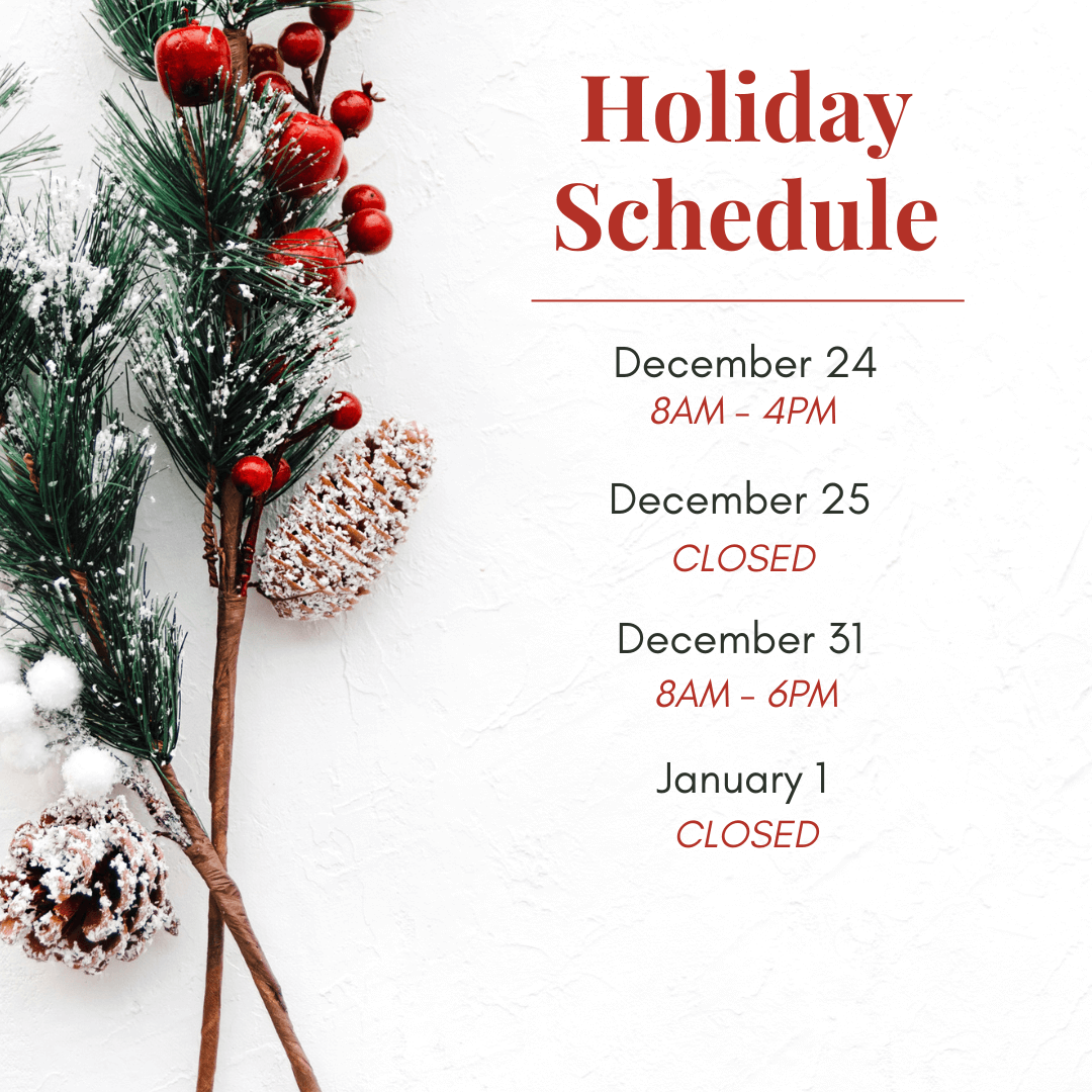 holiday hours store christmas new years eve merry